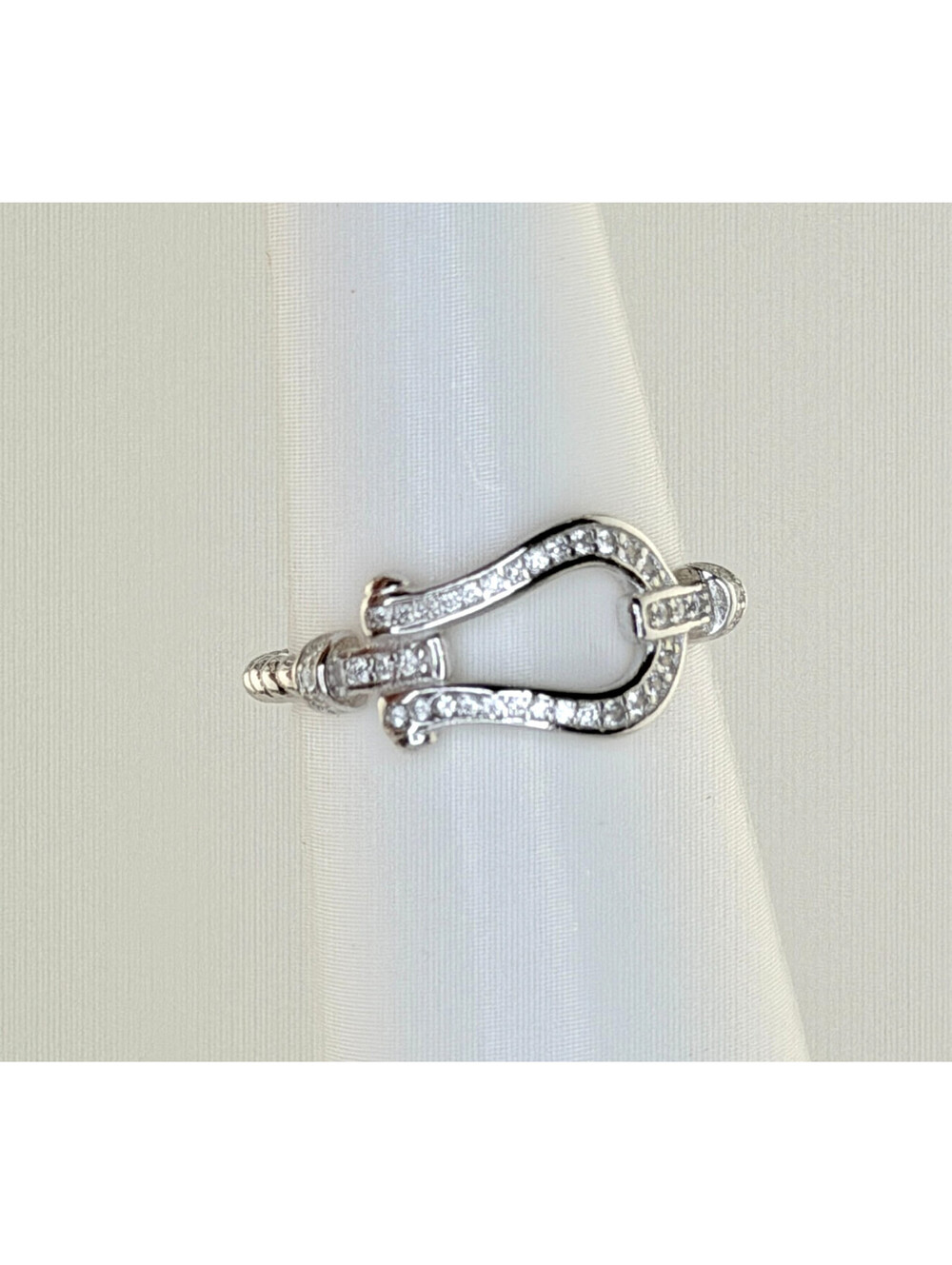 Bomb Party Sterling Club Ring Sz 7 "Shimmering Icon” on .925 w/Rhodium Plating